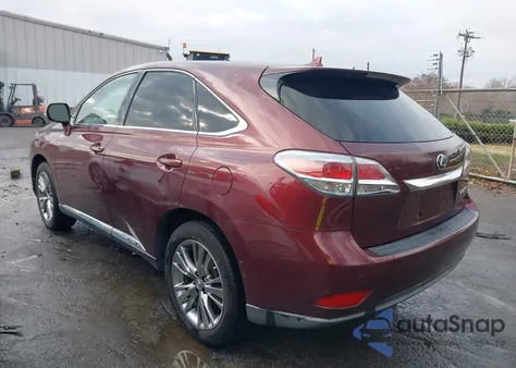 2013 Lexus Rx 450H z USA, uszkodzony, nr VIN JTJZB1BA2D2007987
